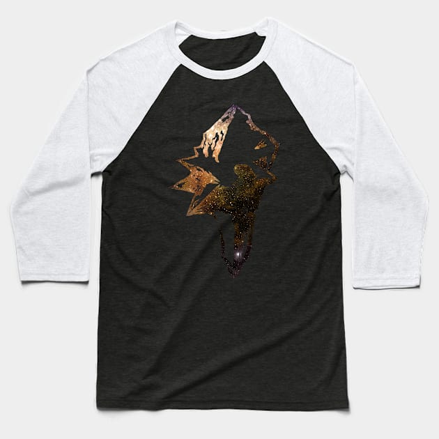 FF9 Galaxy Baseball T-Shirt by DRKNT